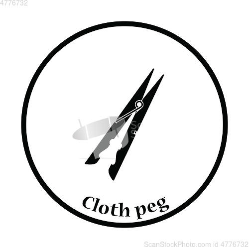 Image of Cloth peg icon