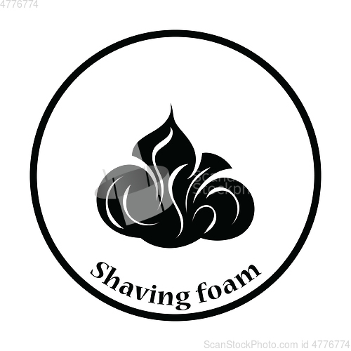 Image of Shaving foam icon