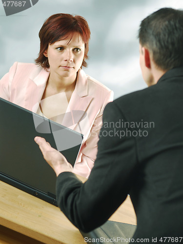 Image of In an office