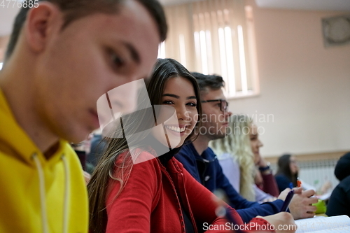 Image of Students Gruop In the uni Amphitheather