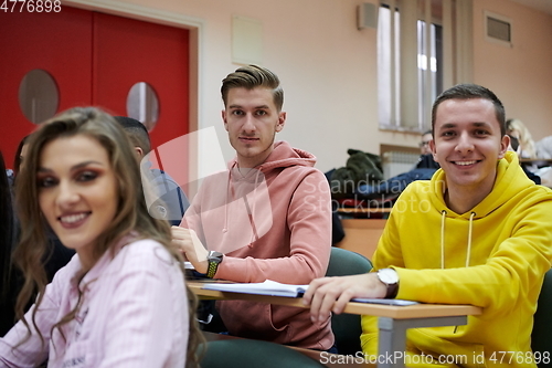 Image of Students Gruop In the uni Amphitheather