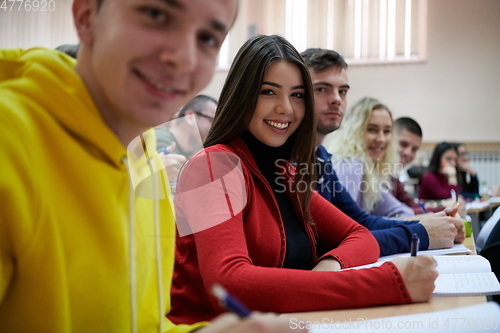 Image of Students Gruop In the uni Amphitheather