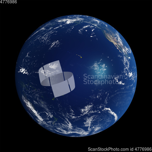 Image of Planet Earth done with NASA textures