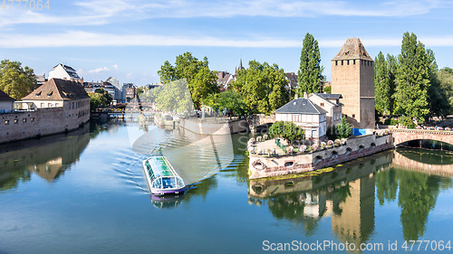 Image of Strasbourg scenery water towers