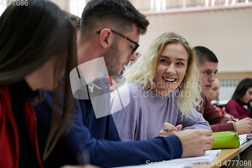 Image of Students Gruop In the uni Amphitheather