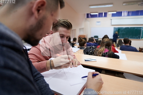 Image of Students Gruop In the uni Amphitheather