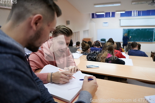 Image of Students Gruop In the uni Amphitheather