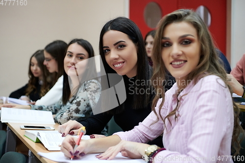 Image of Students Gruop In the uni Amphitheather