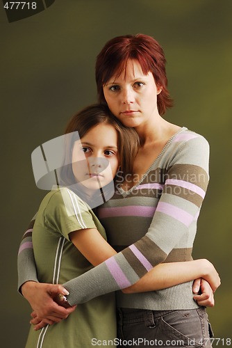 Image of A mother with her daughter