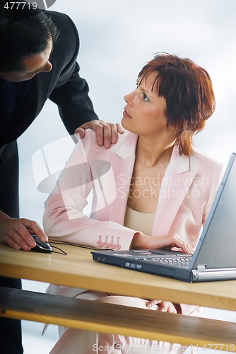 Image of In an office