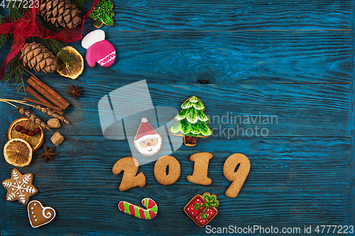 Image of Gingerbreads for new 2019 years