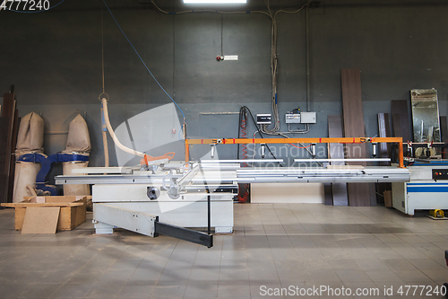 Image of Production department at a furniture factory