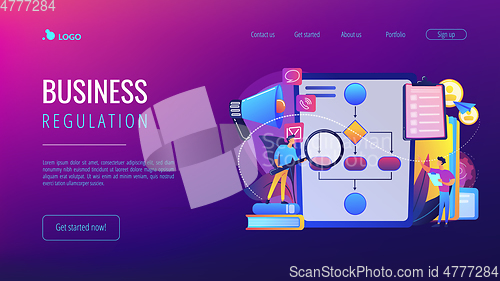 Image of Business rule concept landing page.