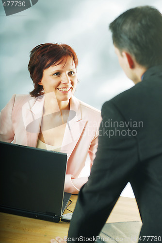 Image of In an office