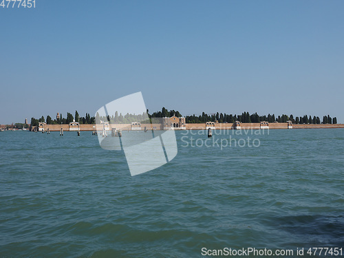 Image of San Michele cemetery island in Venice