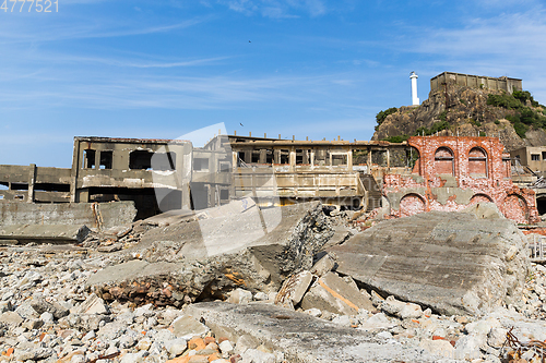 Image of Abandoned Gunkanjima in Nagasaki city