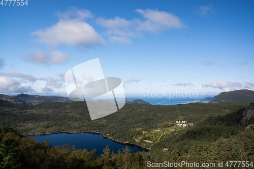 Image of Way to the Preikestolen, Rogaland, Norway