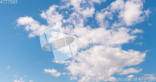 Image of cloudy morning sky, nature background