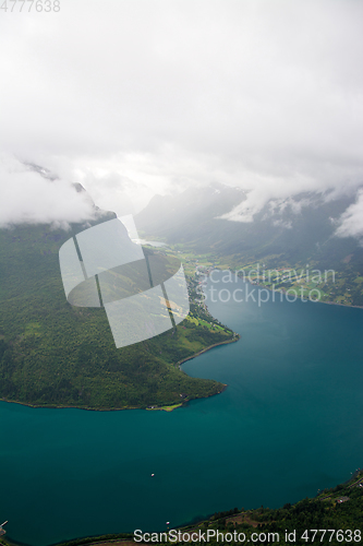 Image of View from Hoven Mountain, Nordfjord, Norway