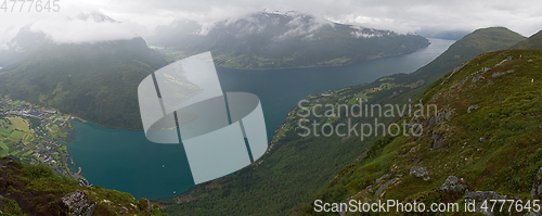 Image of View from Hoven Mountain, Nordfjord, Norway