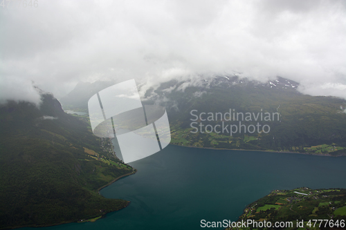 Image of View from Hoven Mountain, Nordfjord, Norway