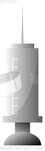 Image of Simple vector illustration of an injection on a white background