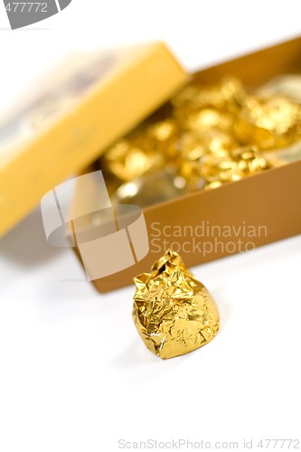 Image of candies in box