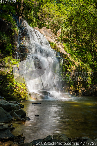 Image of Beautiful waterfall in Cabreia Portugal