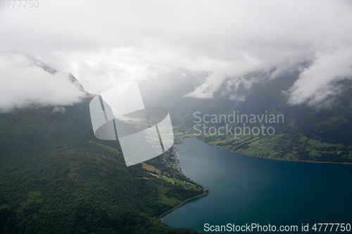 Image of View from Hoven Mountain, Nordfjord, Norway