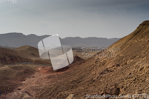 Image of Travel in Israel negev desert landscape