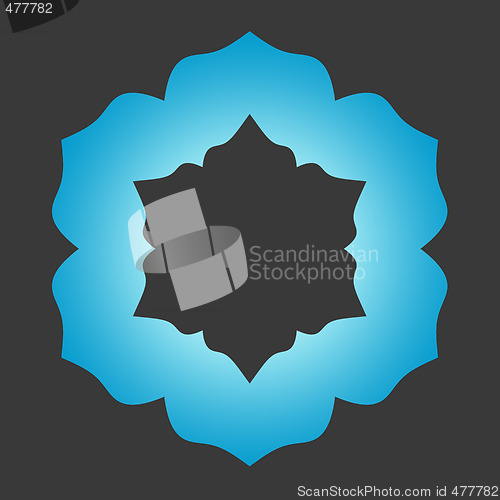 Image of Blue Abstract Logo