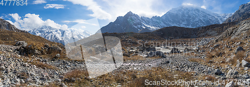 Image of Scenic view of Himalaya mountain in Nepal