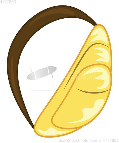 Image of Banana backpack vector or color illustration