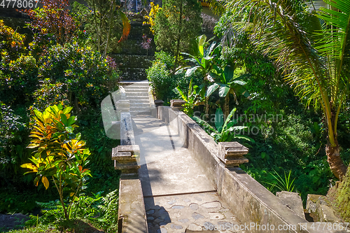 Image of Bridge in Gunung Kawi temple, Ubud, Bali, Indonesia