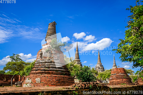 Image of Wat Phra Si Sanphet temple, Ayutthaya, Thailand