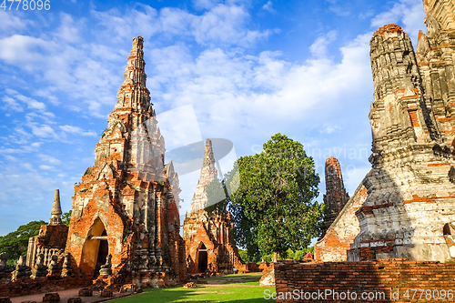 Image of Wat Chaiwatthanaram temple, Ayutthaya, Thailand