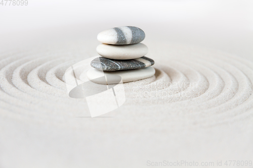 Image of Zen japanese garden background