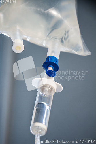 Image of Intravenous drip equipment in hospital