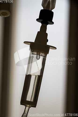 Image of Intravenous drip equipment in hospital