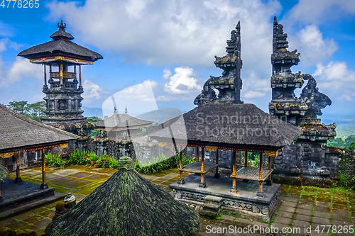 Image of Pura Besakih temple on mount Agung, Bali, Indonesia