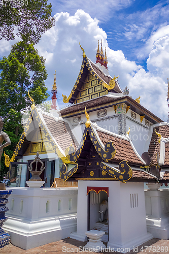 Image of Wat Chedi Luang temple buildings, Chiang Mai, Thailand 