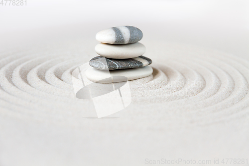 Image of Zen japanese garden background