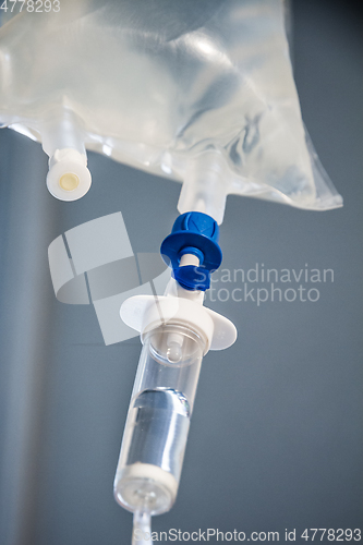 Image of Intravenous drip equipment in hospital
