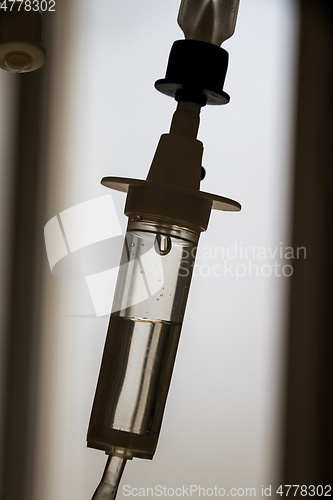 Image of Intravenous drip equipment in hospital