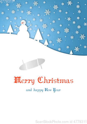 Image of Merry Christmas child card