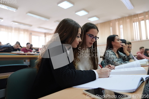 Image of Students Gruop In the uni Amphitheather