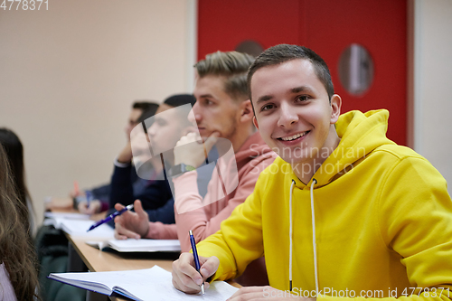 Image of Students Gruop In the uni Amphitheather