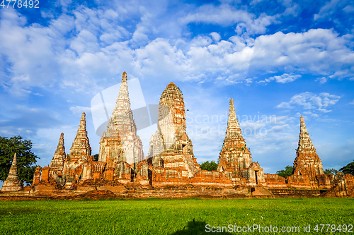 Image of Wat Chaiwatthanaram temple, Ayutthaya, Thailand