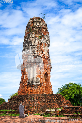 Image of Wat Lokaya Sutharam temple, Ayutthaya, Thailand