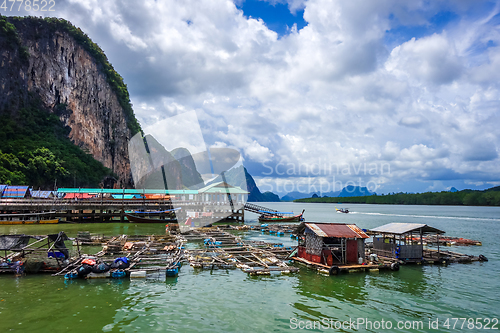 Image of Koh Panyi fishing village, Phang Nga Bay, Thailand